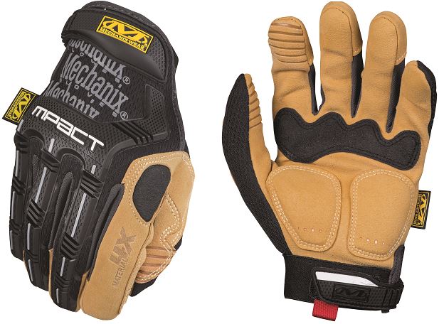 Material4X® M-Pact® Gloves (Large, Brown/Black)